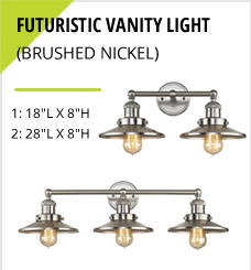 FUTURISTIC VANITY LIGHT 