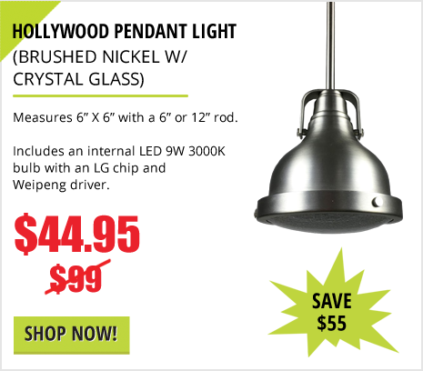 HOLLYWOOD PENDANT LIGHT