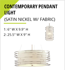 CONTEMPORARY PENDANT LIGHT 