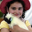 Girl Holding Bantam Thumbnail