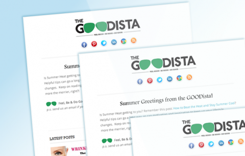 The GOODista – RSS MailChimp Template