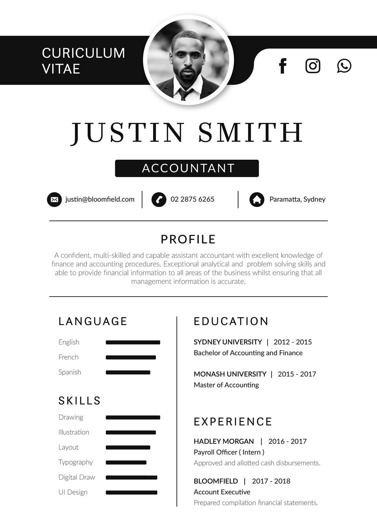 CV - Justin Smith